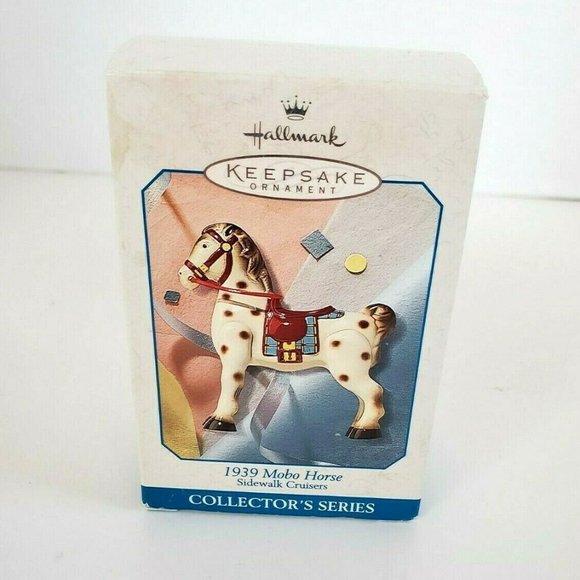 1998 Hallmark Keepsake Ornament 1939 Mobo Horse Holiday Collector's Series NIB - Picture 1 of 7